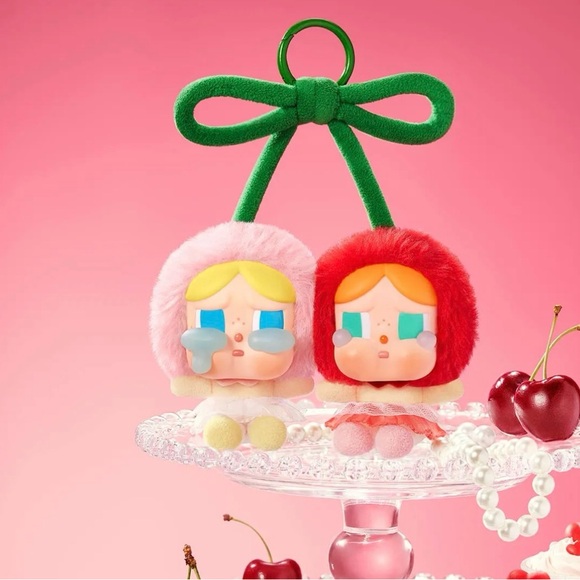 POP MART Accessories - Pop Mart CryBaby Crying For Love (Love You Cherry Much) Vinyl Plush pendant